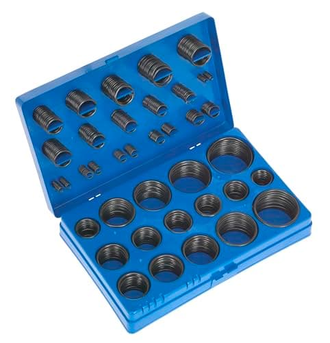 Image of Sealey Rubber O-Ring Assortment, 407pc, Imperial - BOR407