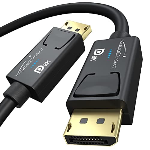 Image of 8K DisplayPort & DP cable, special A.I.S. shielding & official VESA certification – 3m (for DP 1.4 gaming PCs/laptops/graphics cards/monitors with 8K@60Hz, 4K@120Hz, 144Hz/165Hz/240Hz) by CableDirect