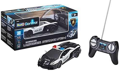 Image of Revell Control 24656 - RC Police Car "Lamborghini" - remote controlled police car with MHz remote control, 1:24, detailed body, front and rear light, front suspension, rear wheel drive