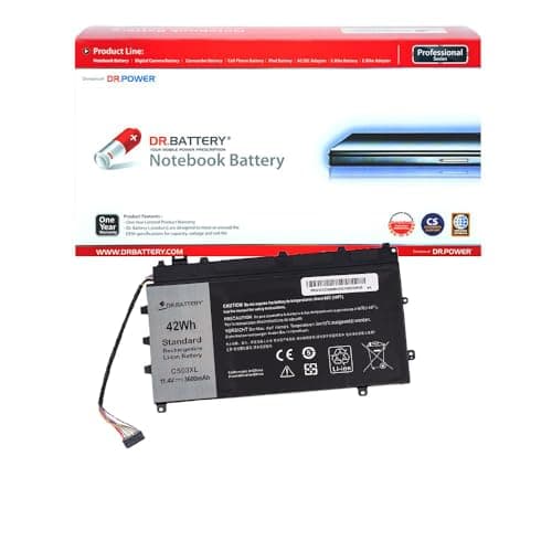 Image of DR. BATTERY 271J9 Laptop Battery Compatible with Dell Latitude 13 7000 7350 Series YX81V MN791 0GWV47 3WKT0 0271J9 GWV47 [11.1V]