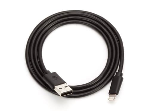 Image of Griffin 3 ft USB to Lightning Cable for iPhone, iPad and iPod - Black