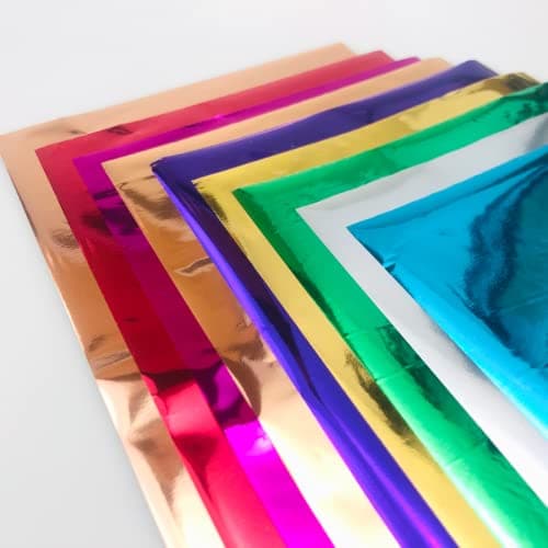 Image of Multiple Colors Foil Transfer Sheet for Cricut Maker 3 Cricut Joy Explore 32 Air Graphtec Silhouette Cameo