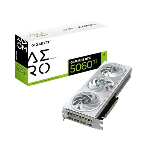 Image of Gigabyte Geforce Rtx 5060 Ti Aero Oc 16Gb Gddr7 Graphics Card 4608 Cuda Cores 2647 Mhz Co