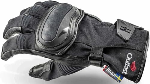 Image of Halvarssons Butorp waterproof Motorcycle Gloves, black, 7