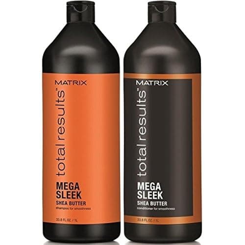 Image of Matrix Total Result Sleek Shampoo & Conditioner Liter Duo