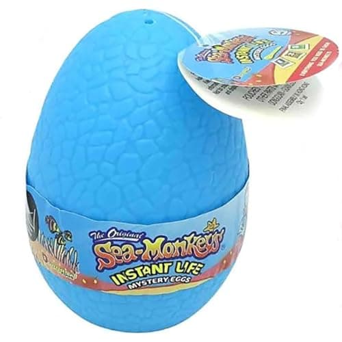 Image of Sea Monkeys Kit Mystery Egg Refill | Contains Water Purifier, Food, And Feeding Spoon | Amazing Science Experiments For Kids Grow Your Own Pets (Assorted)