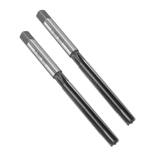 Image of sourcing map Chucking Reamer 3/8" H7 High Speed Steel Lathe Machine Reamer 6 Straight Flutes Straight Shank Milling Cutter Tool for Metal Wood Hole Reaming 2 Pcs