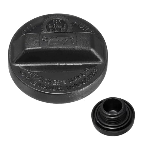 Image of Pulchra Engine Oil Filler Cap Oil Tank Cover Car Oil Filler Cap Compatible with Honda Civic For CR-V Pilot Element Accord Odyssey 15610-RAA-A01,15610-P5G-000