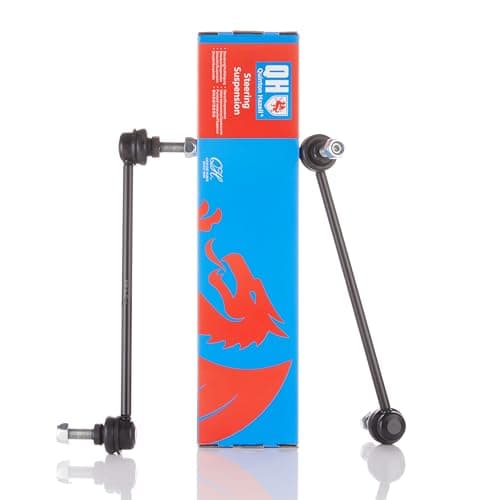 Image of Quinton Hazell Stabiliser Link - QLS3774S - Single Bar Fits Front Axle Left or Right - Original Equipment OEM Quality Direct Fit Replacement - Length: 284mm - Finish: Powder-Coated