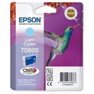 Image of Epson C13T08054011 St PHRX265 Phototographic 7.4 ml 410 Pages Ink Cartridge – Cyan