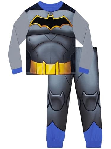 Image of DC Comics Batman Pjs, Superhero Boys Pyjamas, Batman Kids Pyjamas, Long Sleeve Boys' Pyjama Sets 11-12 Years