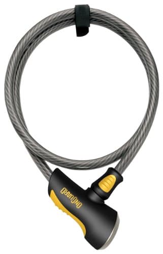 Image of ONGUARD Akita Key Cable Lock (Black, 120 cm x 12 mm)