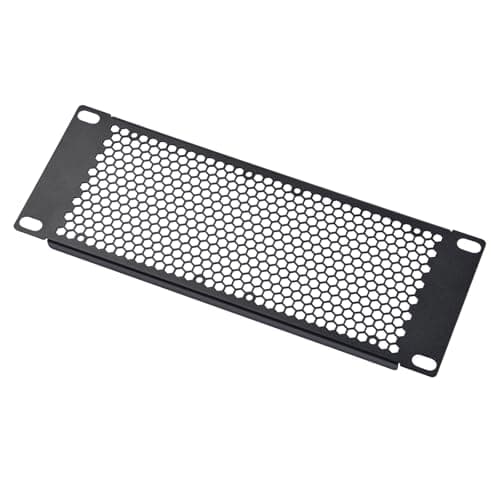 Image of GeeekPi Vented 2U Blank Panel Metal Rack Mount for DeskPi RackMate T1/T0/T2 and 10 Inch Server Rack/Network Cabinet