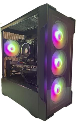 Image of Tech-Replay Gaming PC - Ryzen 5 3500x, RTX 3050 8GB Graphics Card, 16GB DDR4 Ram, 512GB NVME SSD, 4x ARGB Fans, WiFi, windows 11 computer