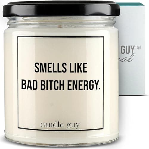 Image of candle guy Scented Candle | Smells Like Bad Energy | Handmade from 100% Soy Wax | 70 Hours Burn Time