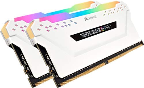 Image of Corsair Vengeance RGB PRO 16GB (2x8GB) DDR4 3200MHz C16 Desktop Gaming Memory White
