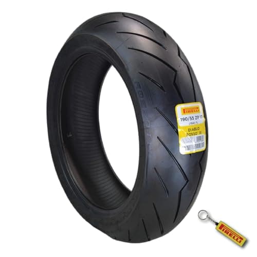 Image of Pirelli Diablo Rosso Iii - 190/55/R17 75W - A/A/70dB - Motorcycle Tire