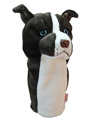 Image of Daphne's Pit Bull Terrier Novelty Golf Driver Headcover - Brown