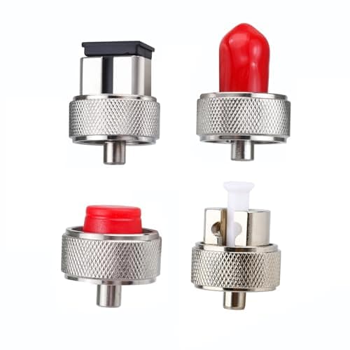 Image of Duogalia LC/SC/FC/ST OTDR Fiber Optic Adapter Connector for Fiber Opticl Tester Optical Power Meter Testing (4 in 1)