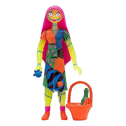 Image of Super 7 The Nightmare Before Christmas Mr Jack Reaction Figure Sally GITD (SDCC 2020) 10 cm