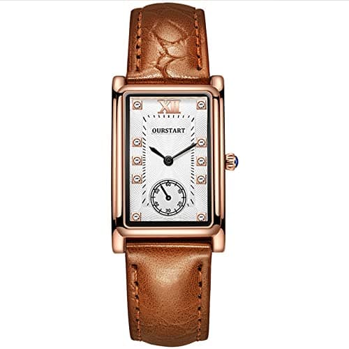 Image of Fashion Sport Couple Stainless Steel Case Leather Band Quartz Analog Wrist Watch Men's Watch (C, One Size)