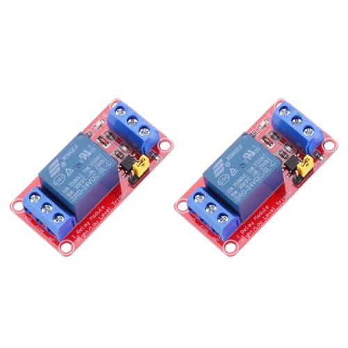 Image of sourcing map 2 Pcs DC 24V 1 Channel Relay Module High or Low Level Trigger for Electronics Industrial Home Automation
