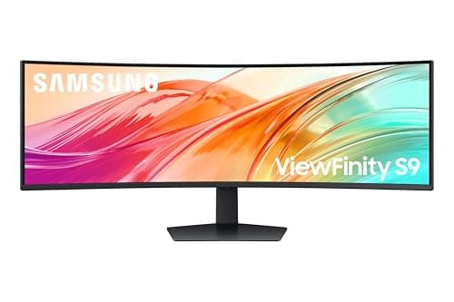 Image of Samsung 49" S95UF DQHD USB-C Curved ViewFinity Monitor - LS49F950UAUXXU - Ultrawide 5120x1440, 120Hz, 5ms, 1000R, Speakers