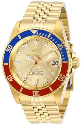 Image of Invicta Pro Diver 29183 Men's Watch - Waterproof - Analogue - Automatic Movement - Stainless Steel with Gold dial - 42mm