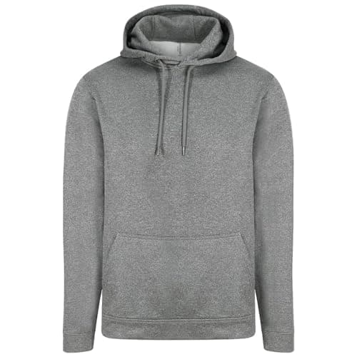 Image of AWDis Just Hoods JH006 Unisex Sports Polyester Hoodie - Grey Melange - XL