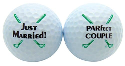 Image of Westman Works Just Married Newleywed Golf Balls Gift Boxed Two Ball Set