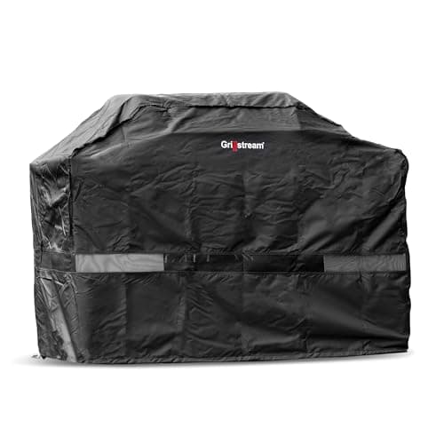 Image of Grillstream 6-Burner Island Barbecue Cover, UV & Water Resistant, Breathable & Durable Material with Secure Buckles - Black (58 x 174 x 113 cm)