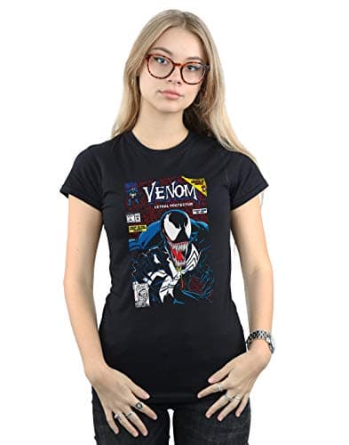 Image of Marvel Women's Venom Lethal Protector T-Shirt Black X-Large