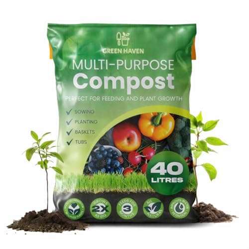 Image of CUQOO Peat Free Multi Purpose Compost 40L – Nutrient Rich Potting Soil for Indoor Plants, Outdoor Plants, Vegetables, Flowers & Citrus Trees – Moisture Retaining Garden Compost Mix