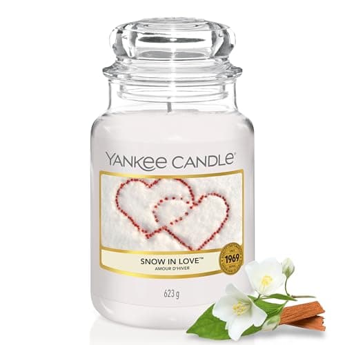 Image of Yankee Candle Scented Candle | Snow in Love Large Jar Candle | Long Burning Candles: up to 150 Hours