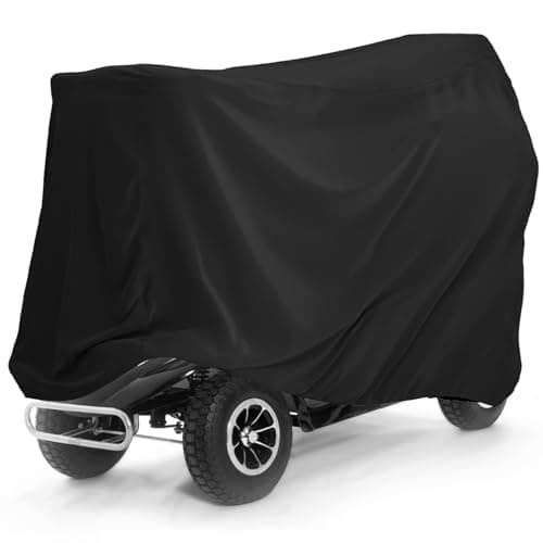 Image of Newthinking Mobility Scooter Cover 140×66×91cm, 210D Oxford Fabric Waterproof Disabled Scooter Covers with Storage Bag for Outdoor Scooter Protection