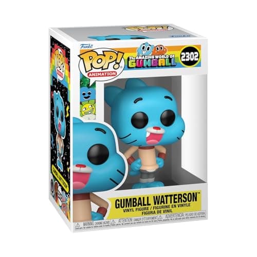 Image of Funko Pop! Animation: the Amazing World Of Gumball Watterson - Gumball Watterson- Collectable Vinyl Figure - Gift Idea - Official Merchandise - Toys for Kids & Adults - Action/Adventure Fans