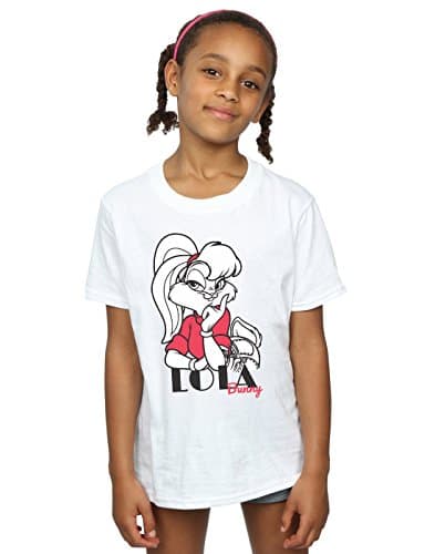 Image of LOONEY TUNES Girls Classic Lola Bunny T-Shirt 5-6 Years White