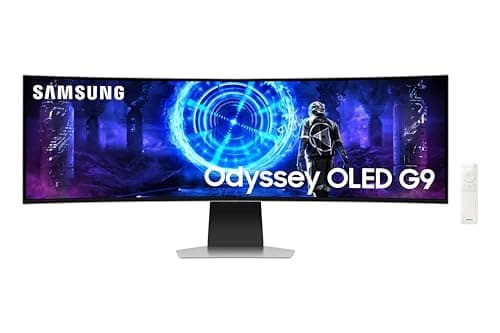 Image of Samsung LS49DG954SUXXU Odyssey Smart OLED 49" Gaming Monitor - Glare Free, 5120x1440, Speakers, HDMI 2.1, 0.03ms, 240Hz, Full Smart Platform (Renewed)