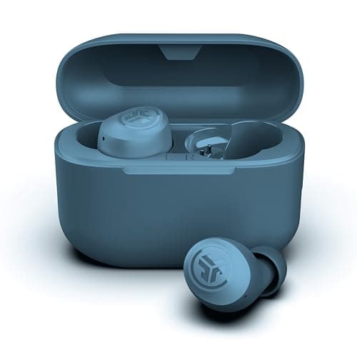 Image of JLab Go Air Pop+ True Wireless Earbuds, in Ear Headphones, Bluetooth Earphones, 35H Playtime Ear Buds, Bluetooth Earbuds with Microphone, USB-C Charging Case, Dual Connect, EQ3 Sound, Navy Blue