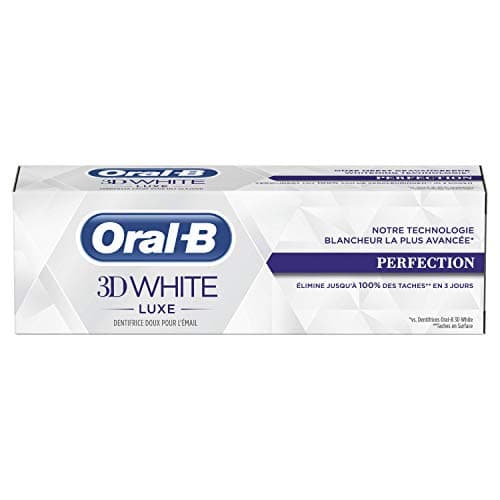 Image of ORAL-B Manual 3DWhite Luxury Perfection Whitening Toothpaste, 75 ml