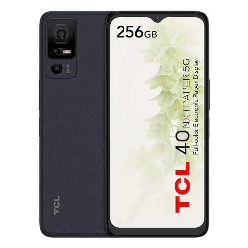 Image of TCL 40 NXTPAPER 5G 6GB-256GB Negro (Starlight Black) Dual SIM
