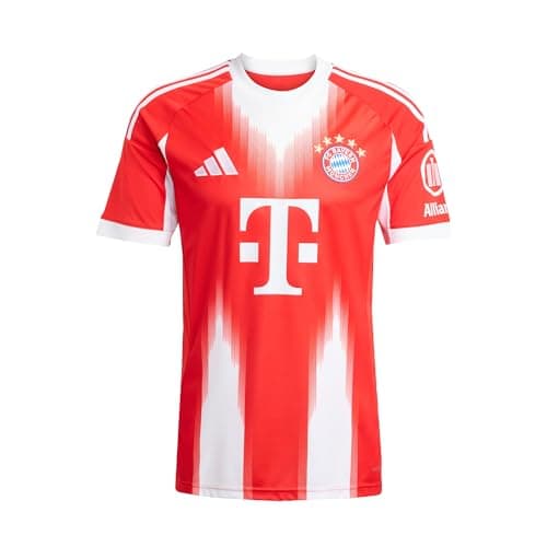 Image of Adidas Men's FC Bayern Munich Home Jersey, Red, M