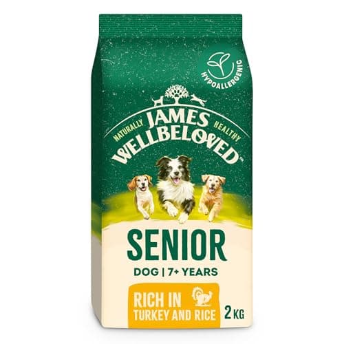 Image of James Wellbeloved Dog Senior Hypoallergenic Dry Food Turkey and Rice 2 kg