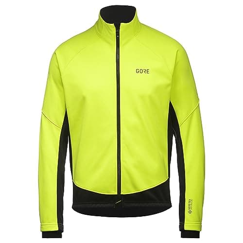 Image of GORE WEAR Mens C3 Jacket, Neon Yellow/Black, L EU