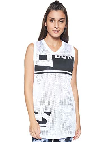 Image of Reebok Wor Myt Mesh Bball Tank Top, Women, Womens, Top, DP6671, White, S