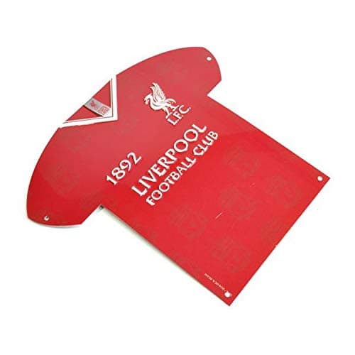 Image of Liverpool FC Liverbird Metal Shirt Sign (One Size) (Red)