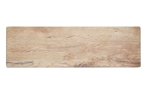 Image of KitchenCraft "We Love Summer Rectangular Melamine Wood-Effect Food Serving Platter, 53 x 16 cm (21" x 6.5")