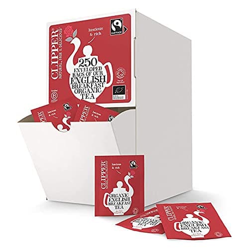 Image of Clipper Fairtrade Organic English Breakfast Teabags (250 One Cup Tea Bags)
