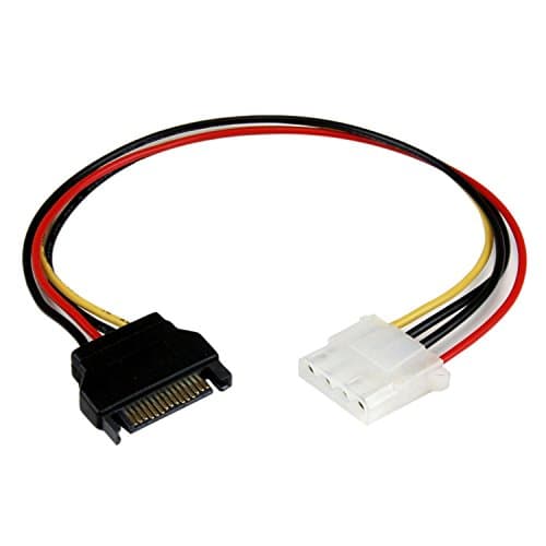 Image of Startech.com (12 Inch) Sata To Molex Lp4 Power Cable Adapter - F/m