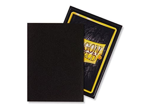 Image of Dragon Shield 100 Count Standard Size Matte Deck Protector Sleeves (Matte Black)